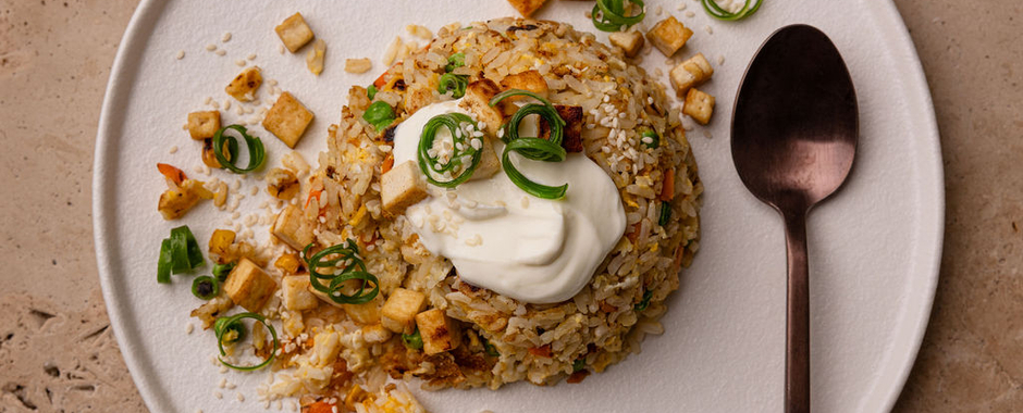 High Protein Tofu Fried Rice