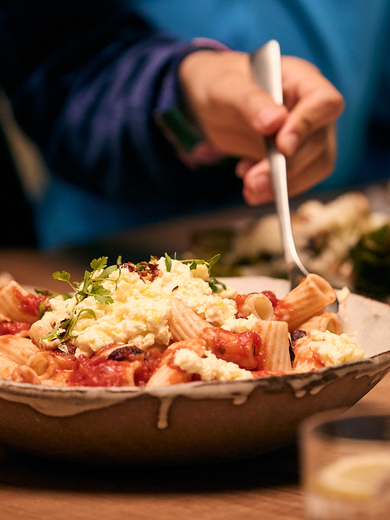 Cheesy pasta