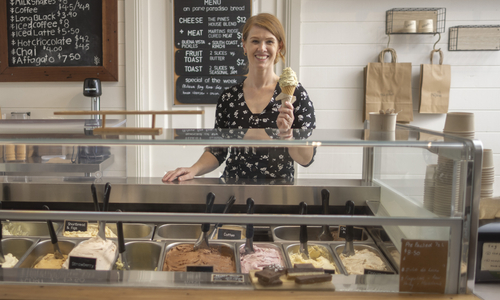 The Pines Micro Dairy Farm. Kel and Mahlah Grey. Cheesemaking, ice-cream