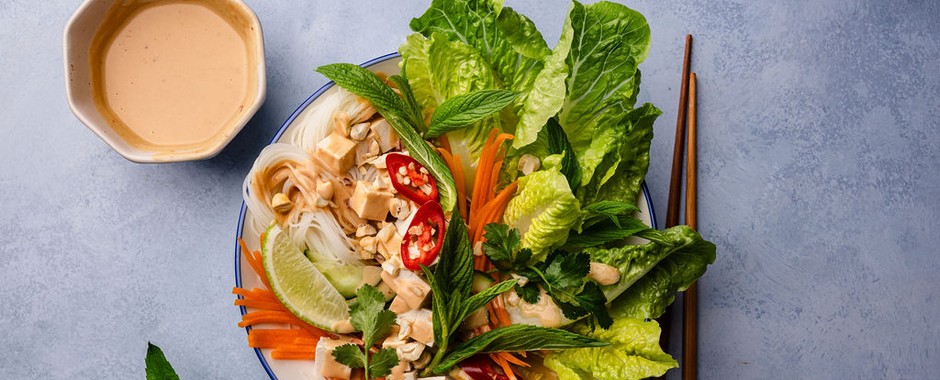 Satay Vermicelli Noodle Bowl 