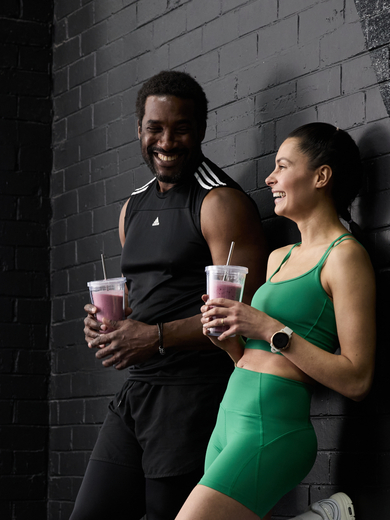 Man and woman in gym