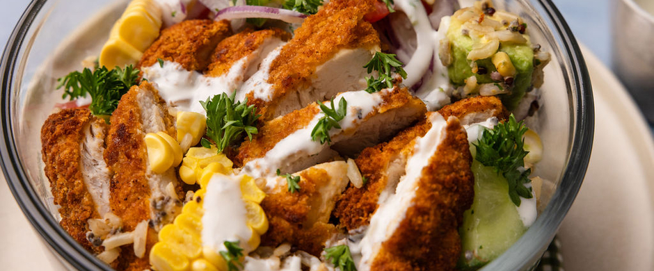 Lemon, Chicken, Vegetable & Quinoa Salad